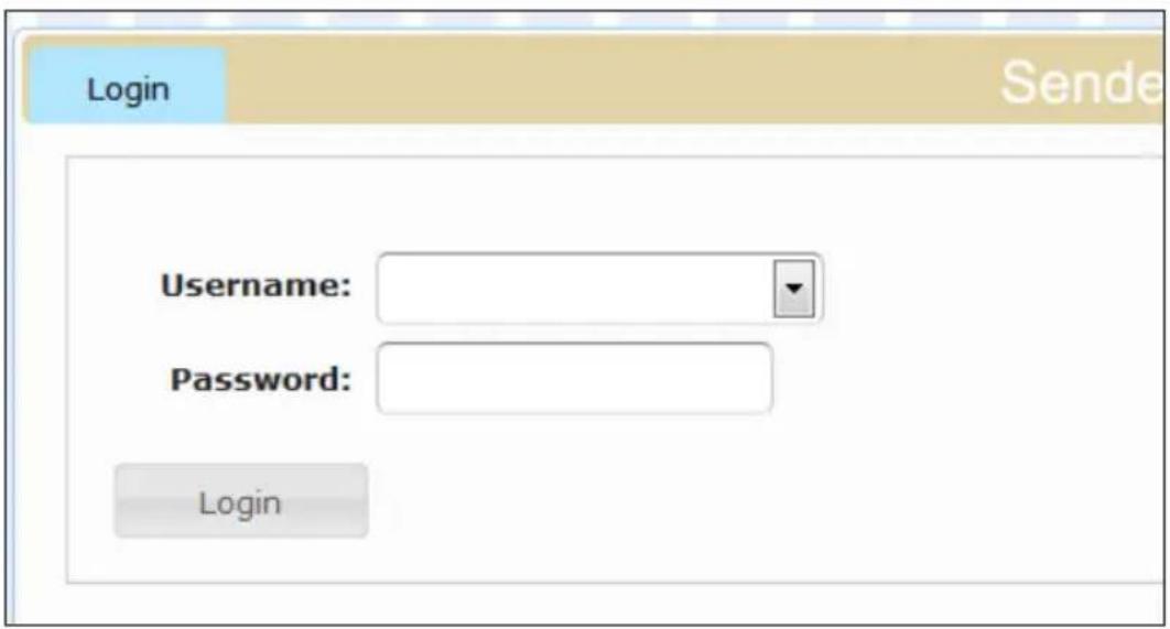 Login Username: Password: Login Sende