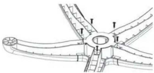 SENCOR SBG 7001BL - ASSEMBLING THE ELECTRIC GRILL - 4