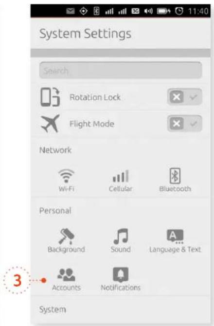 System Settings Search Rotation Lock Flight Mode Network Wi-Fi Cellular Bluetooth Personal Background Sound Language & Text Accounts Notifications System