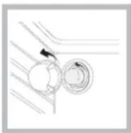 INDESIT KN3C117A(X)/RU - Replacing the oven light bulb - 1