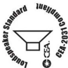 Loudspeaker Standard CEA- CEA-2031 Compliant