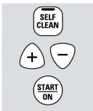 SELF CLEAN + - START ON