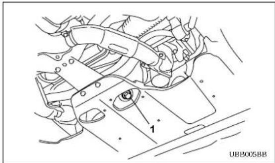 SUBARU Baja (2005) - ■ Changing the oil and oil filter - 1