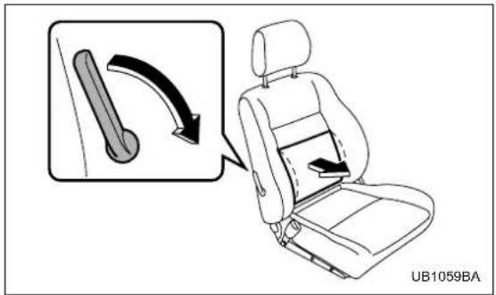 SUBARU Baja (2005) - ■ Lumbar support (if equipped) - 1