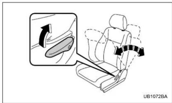 SUBARU Baja (2005) - ■ Seat cushion angle and height adjustment (Power seat only) - 3
