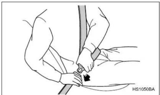 SUBARU Baja (2005) - ▼ Rear seatbelts - 1