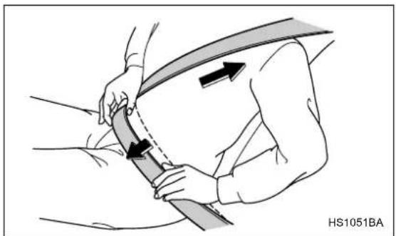 SUBARU Baja (2005) - ▼ Rear seatbelts - 2