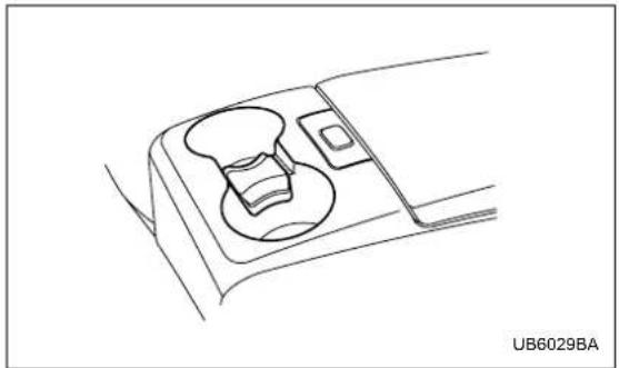 SUBARU Baja (2005) - ■ Rear passenger's cup holder - 1