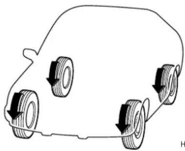 SUBARU Baja (2005) - WARNING - 1