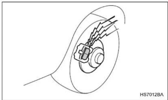 SUBARU Baja (2005) - ■ Disc brake pad wear warning indicators - 1