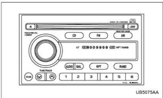 SUBARU Baja (2005) - ■ Type B audio set - 1