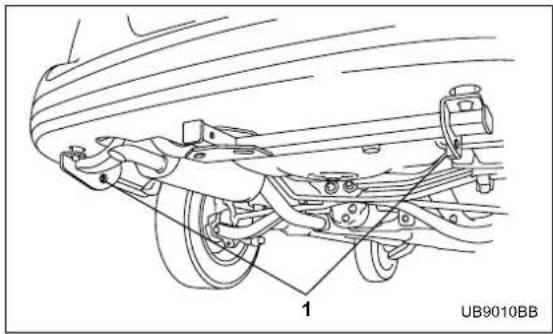 SUBARU Baja (2005) - CAUTION - 4