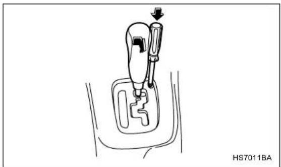 SUBARU Baja (2005) - Shift lock release - 2