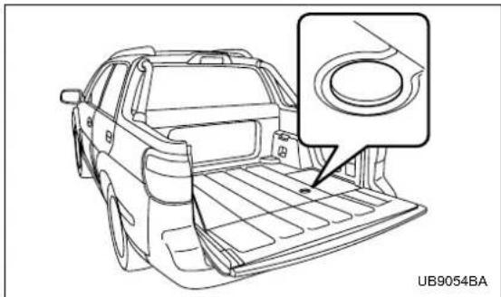 SUBARU Baja (2005) - ■ Removing the spare tire - 1