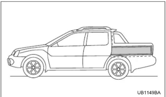 SUBARU Baja (2005) - Cargo bed - 1