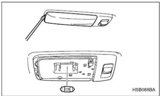 SUBARU Baja (2005) - ■ License plate light - 6