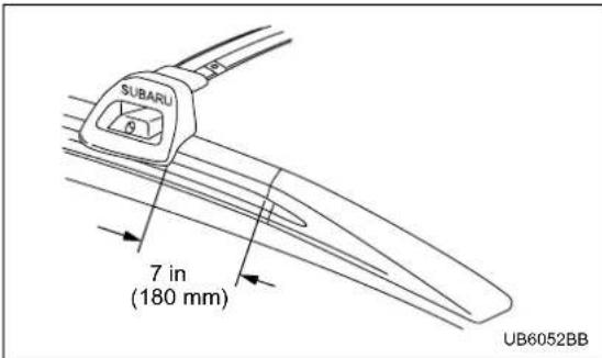 SUBARU Baja (2005) - Front crossbar: - 2