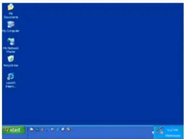 My Documents My Computer My Network Places Recycle Bin Launch Event... start 5:27:00 Wednesday