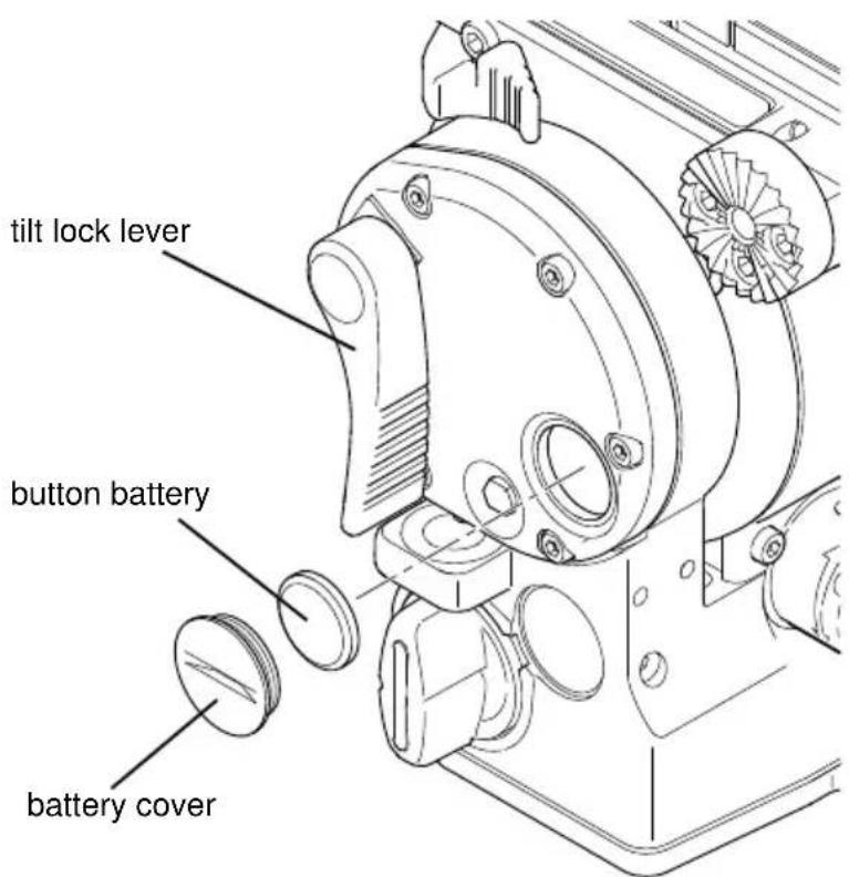 tilt lock lever button battery battery cover