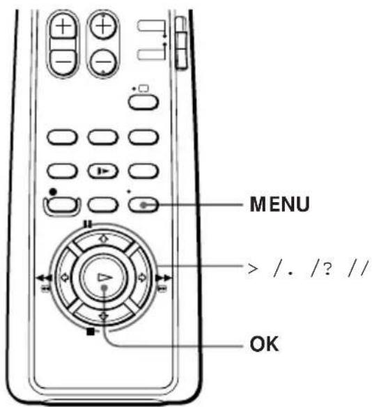 MENU > /. /? // OK