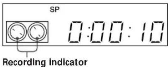 SP 0:00:10 Recording indicator