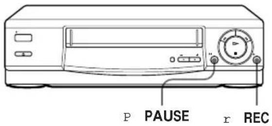 P PAUSE r REC