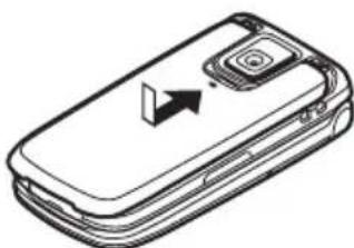SHARP GX33 - Inserting the SIM Card and the Battery - 4