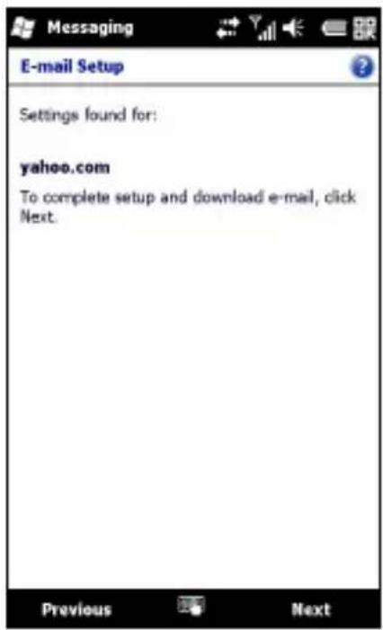 ACER BeTouch e100 - Email - 2
