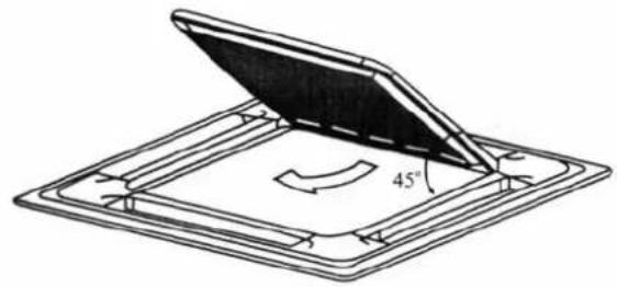 Maxicool CCH70H4C - Remove air-intake grid - 2