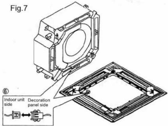 Fig.7 Indoor unit Side Decoration Panel Side