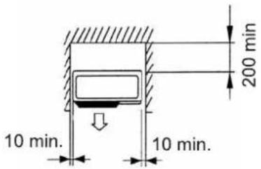 Maxicool CCH70H4C - When the front (air outlet) is open - 1