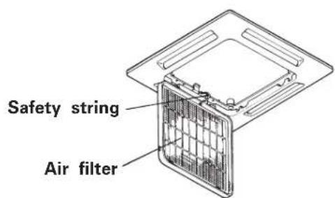 Safety string Air filter