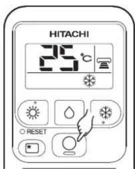 HITACHI 25°C RESET