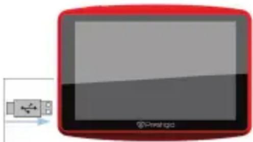 PRESTIGIO GeoVision 5900 Navitel - Connecting to External USB Device (Charging) - 1