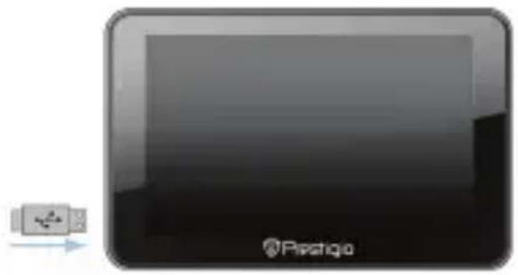 PRESTIGIO GeoVision 4466 Navitel - Подключение к внешнему USB-устройству (зарядка) - 1