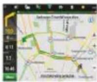 PRESTIGIO GeoVision 4050BT Navitel - Route to the selected point on the map. - 3
