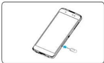 ALCATEL IDOL 4 Cricket - Installing the nano-SIM card - 2