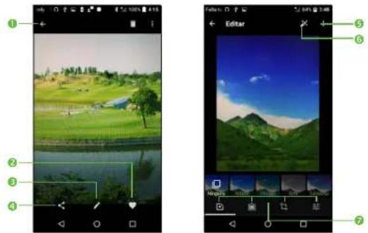 ALCATEL IDOL 4 Cricket - Editar fotos - 1