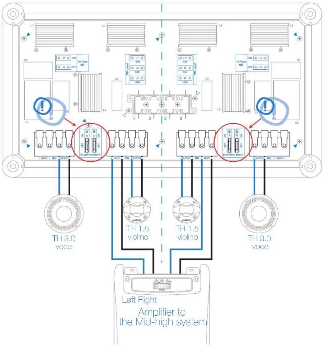 AUDISON THX 3 - THX mh Mono-Wiring connection - 1