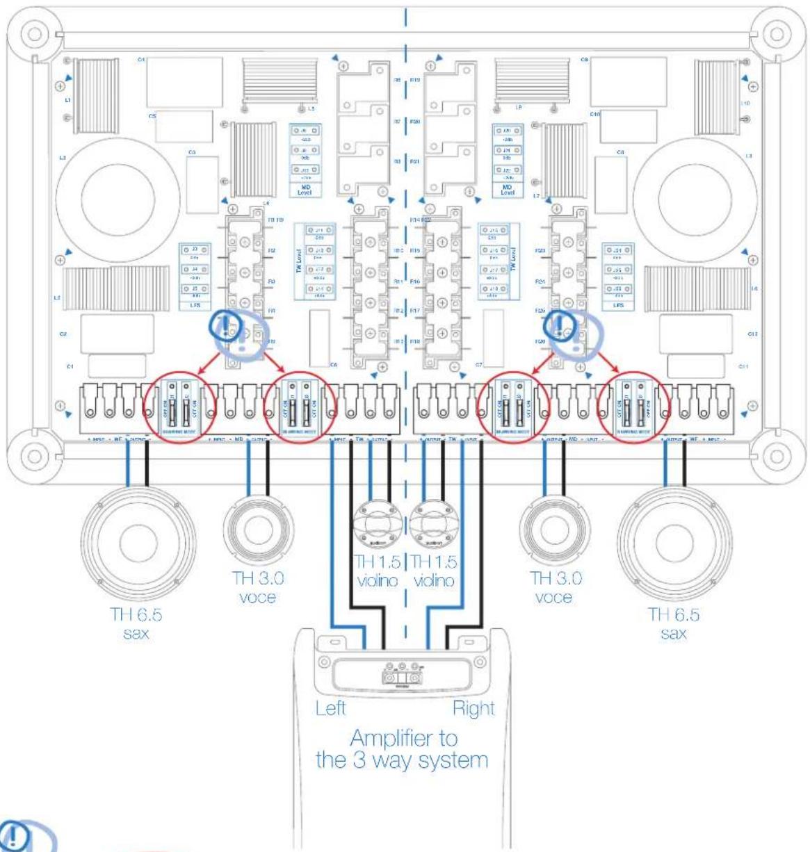 AUDISON THX 3 - THX 3 Mono-Wiring connection - 1