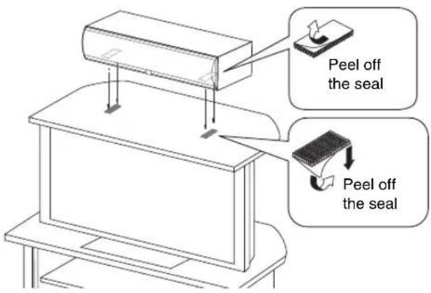 Peel off the seal Peel off the seal
