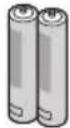 PANASONIC TX-P42XT50 - Batterijen voor de afstandsbediening (2) - 1