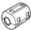 PANASONIC TX-P42XT50 - Ferrietkern voor USB-kabel (2) - 1