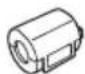 PANASONIC TX-P42XT50 - Ferrietkern voor hoofdtelefoon - 1