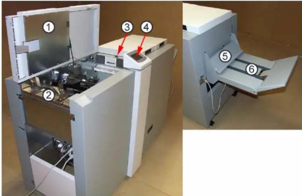 Océ BLM200 - Component locator - 1