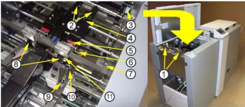 Océ BLM200 - Component locator - 3
