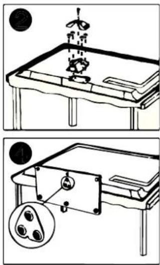 Technical diagram showing two experimental setups with labeled components and a magnified inset of a device component.