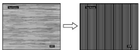 Two-panel image showing a textured surface before and after transformation, with no visible text or symbols.