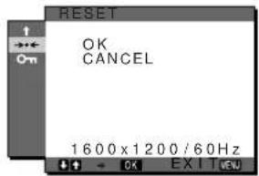 SONY SDM-S204E - RESET menü - 1