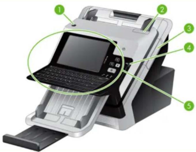 HP Scanjet Enterprise 7000N - Front view - 1